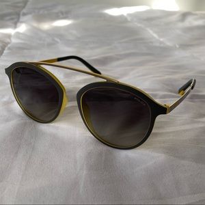Italian Grey/Yellow Sunglasses